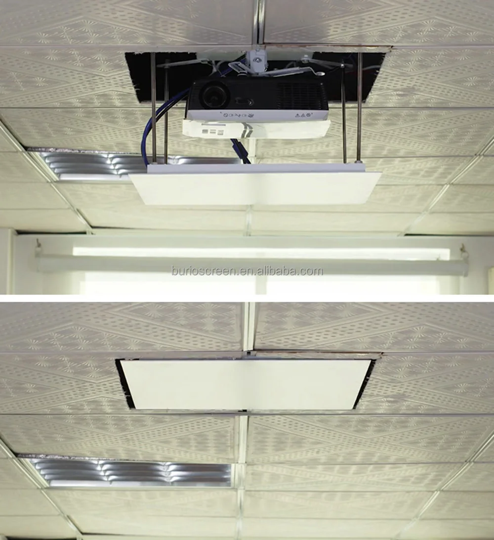 In-Ceiling Mounted Electric Motorized Projector Ceiling Mount Lift