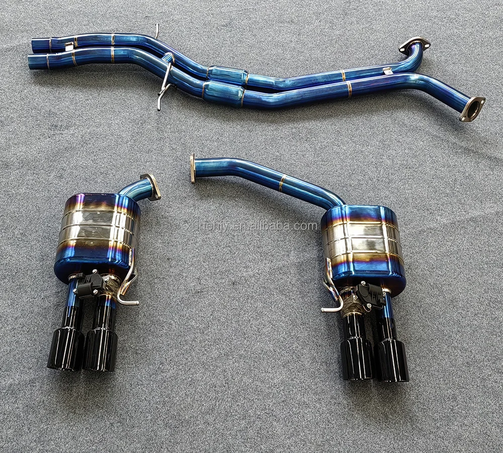 OEM титановая выхлопная система Catback для Audi S4/s5 B9 3 0 t 2019-2023 выхлопной трубы с электронным клапаном