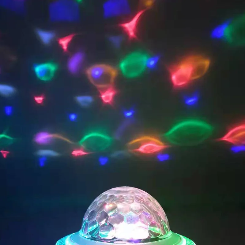 Rgb Par Full Color Rotating Lamp Crystal Wireless  Party Led Magic Ball Light
