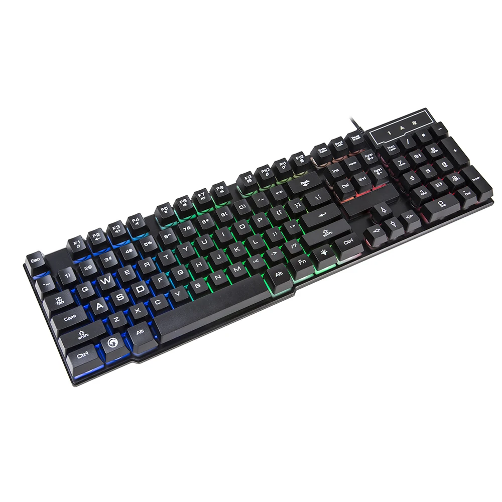 Лидер продаж от производителя игровая мышь и клавиатура для геймера с подсветкой RBG USB-кабелем ПК как игр так офиса