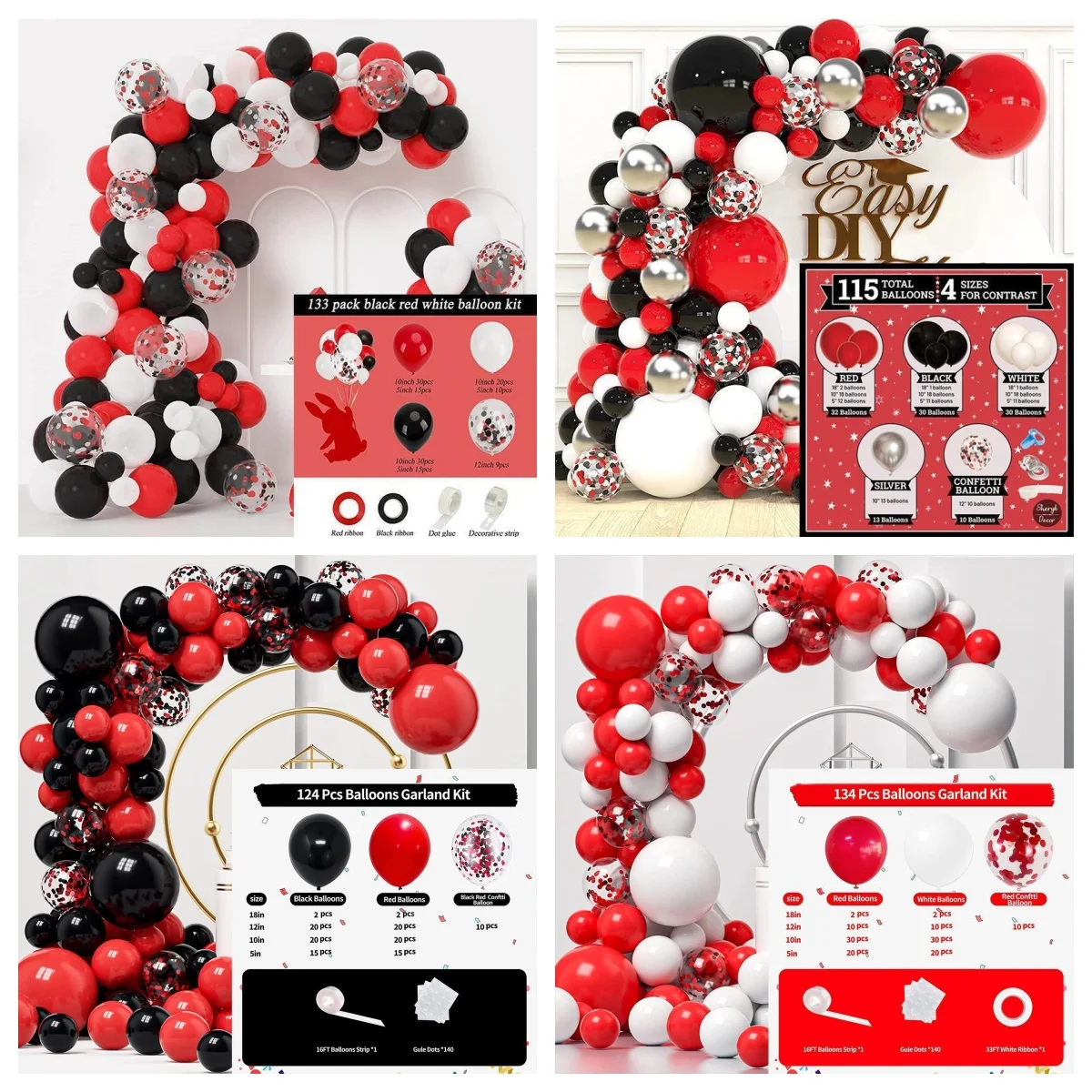 Hot Selling Themed Balloons Arch Garland Kit Unicorn Birthday Party Wedding Baby Shower Party Decorations Multicolor balloon set