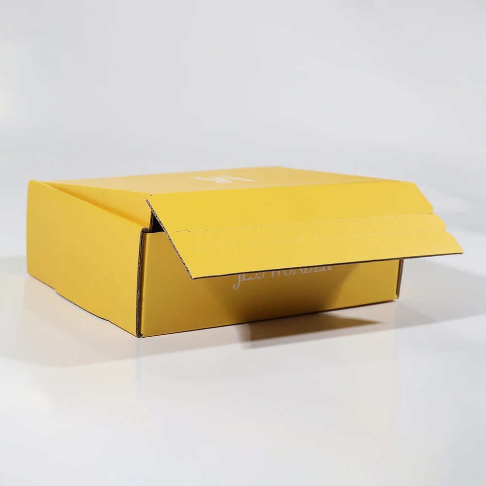 Custom logo printed corrugated wholesale color shipping box