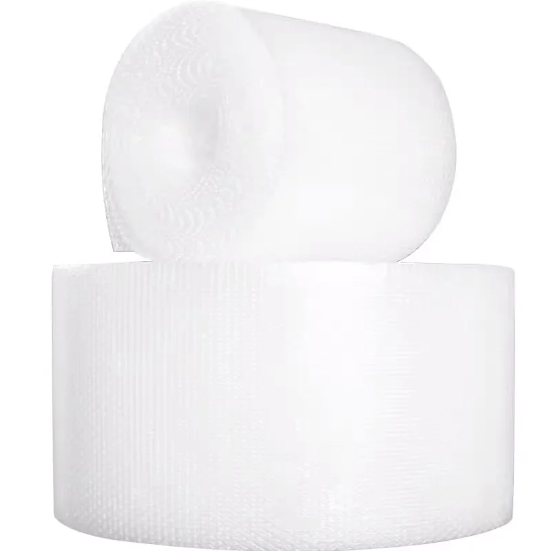 China manufacture Transparent Compostable biodegradable sealed air bubble cushion film roll for wrap packaging