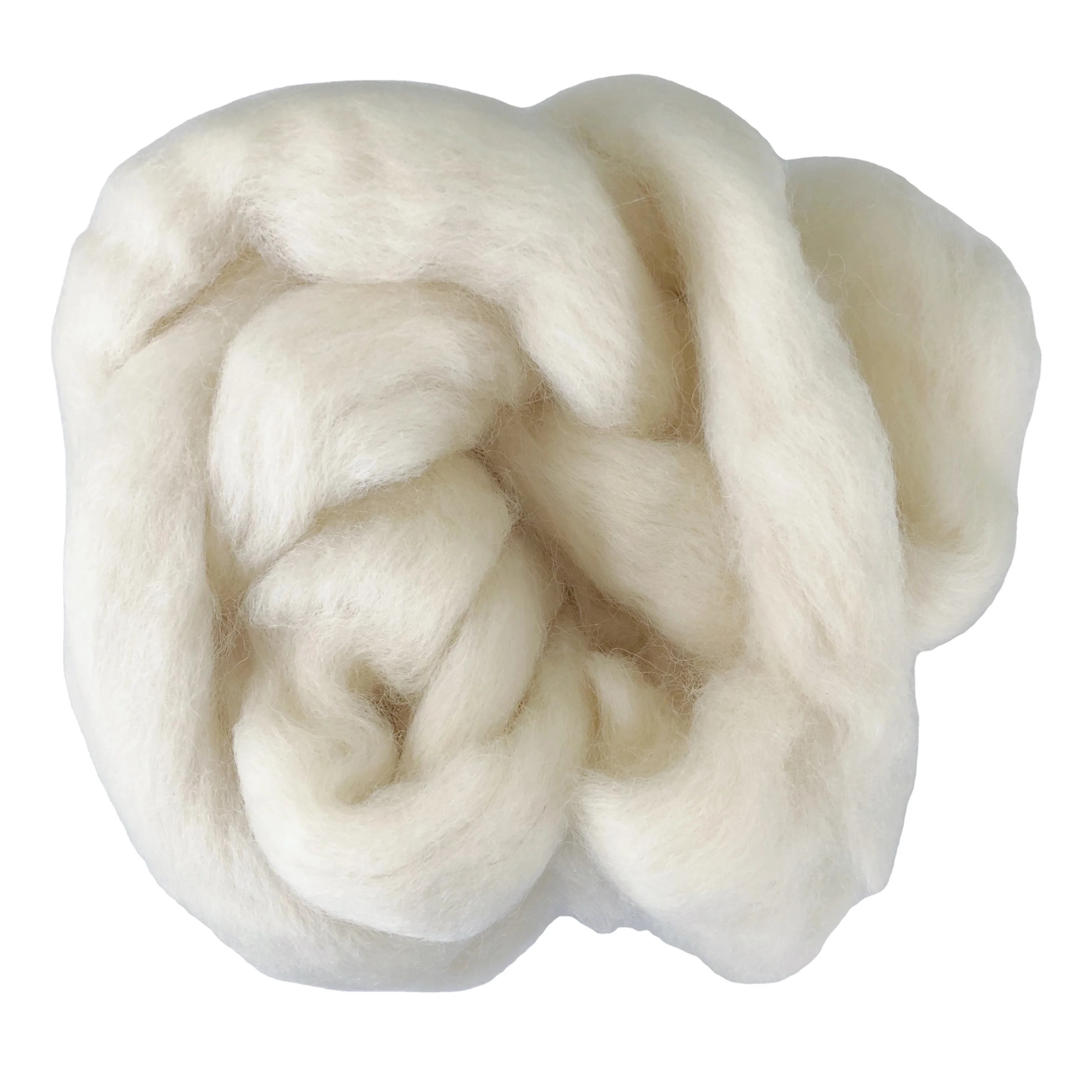 36-37mic New Zealand Wool Roving Sheep Wool Tops For Spinning Yarn