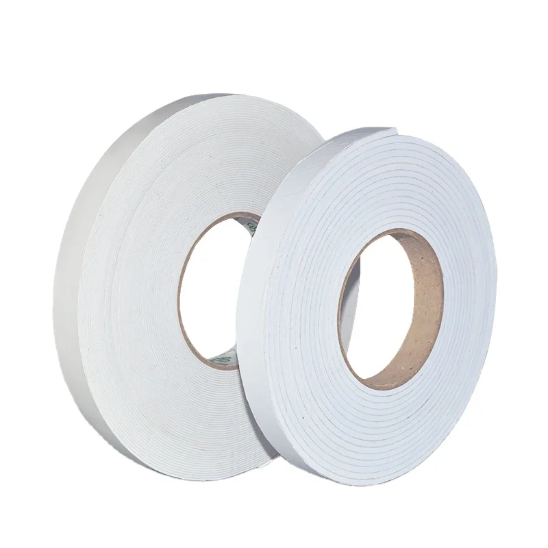 Color Yellow Grey Black Blue 1cm 4mm Thick Spooling Adhesive Double Sided Pe Eva Acrylic Foam Tape For Cars Glazing