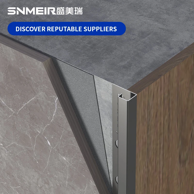 wholesale toco tile accessories stainless steel tile trim prolink metal tile trim