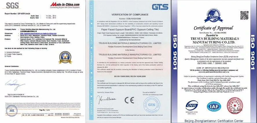 Гипсокартон, звукопоглощающий белый клей, стандартный гипсокартон