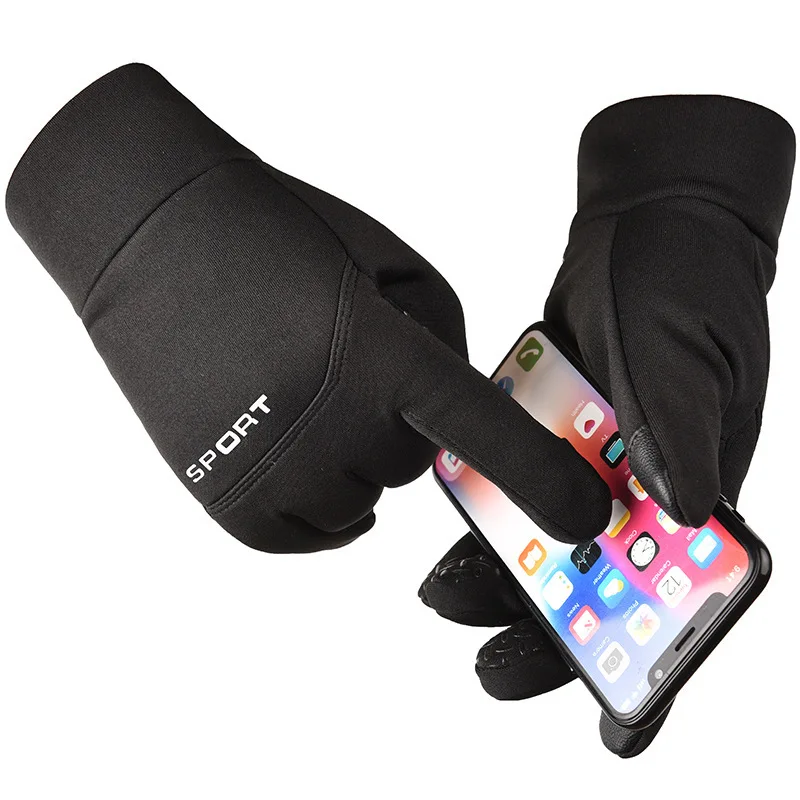 
Touch screen refers to sports outdoor cycling velvet anti-skid and waterproof sports mountaineering ski gloves 