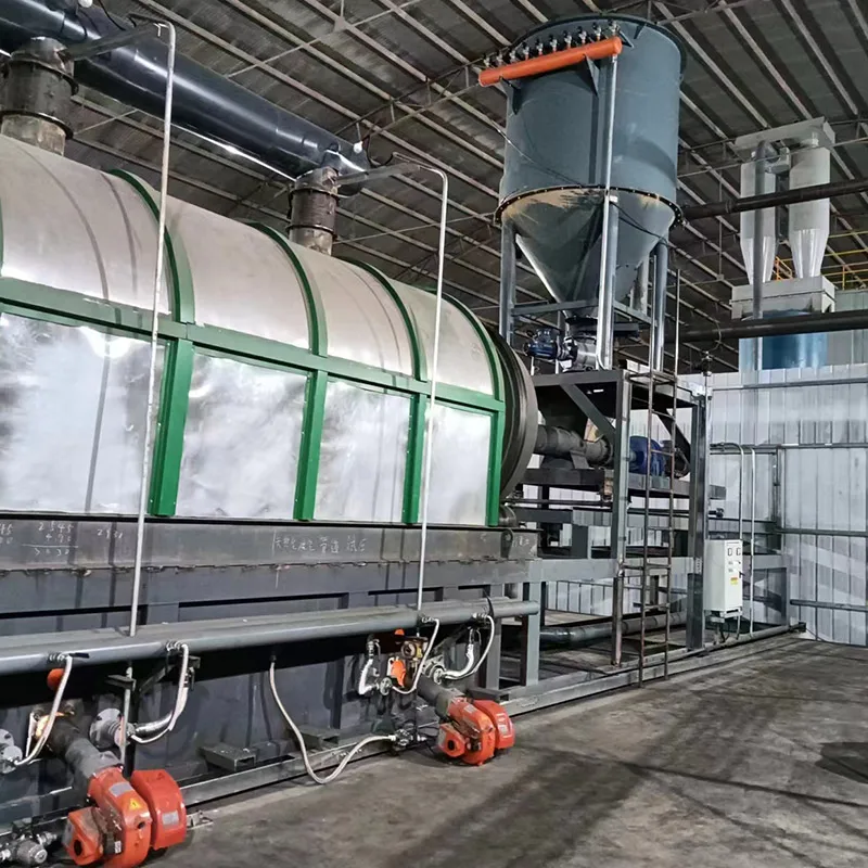 continuous scrap plastic 20 ton pyrolysis machine rubber oil recycle plant