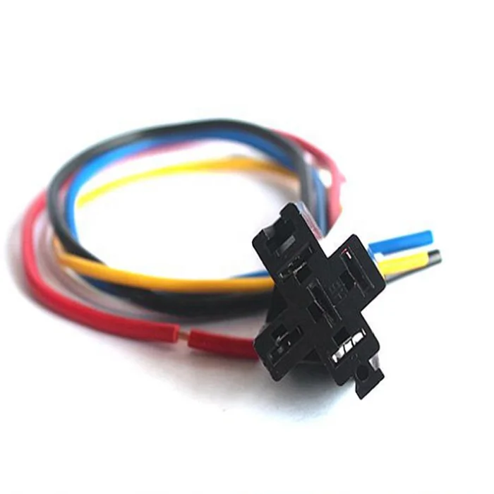 12V 5Pin 30A 40A  50A Relay Wire Harness Socket Relay wiring harness