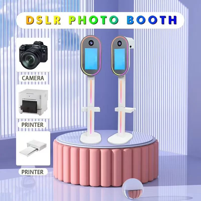 15.6 Inches Touch Screen Mirror Photo Booth Vintage Vogue Photobooth Stand Prices with Printer