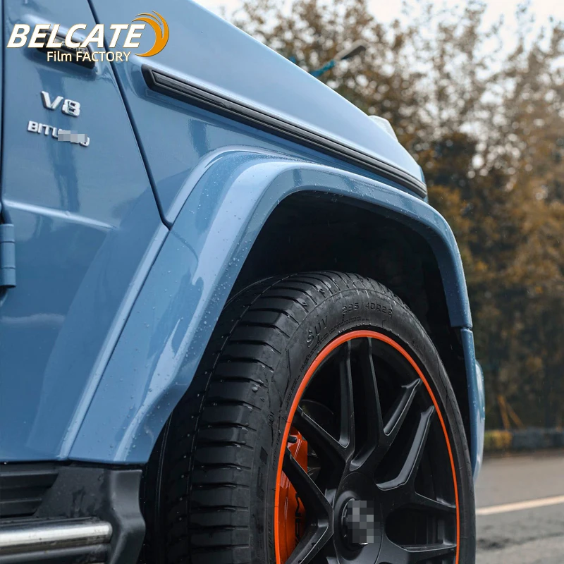 Factory wholesale 1.52*18m PET Crystal Fighting Green car wrap vinyl stickers Vehicles auto film