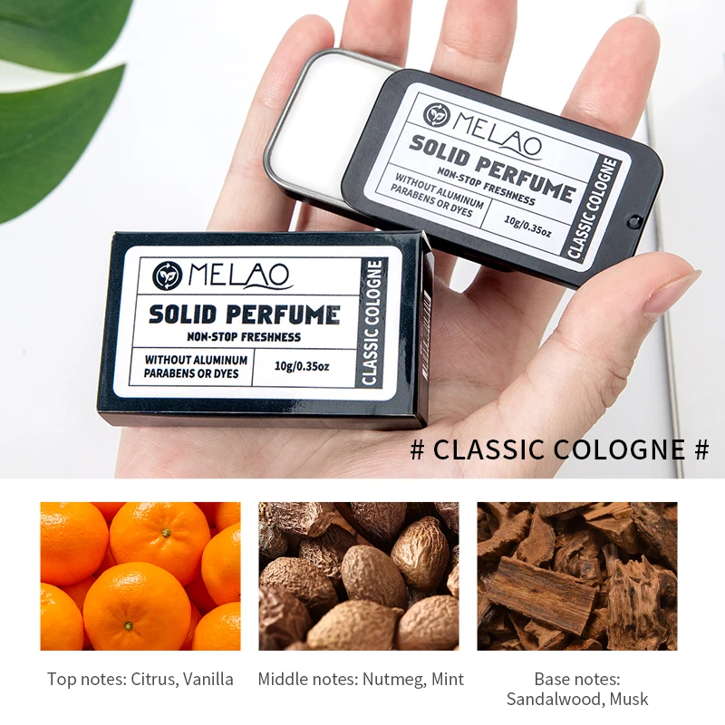 Custom Solid Perfumes for Women and Men  Body Fragrance Cream Alcohol-free woody orange perfume & fragrance Deodorant Stick