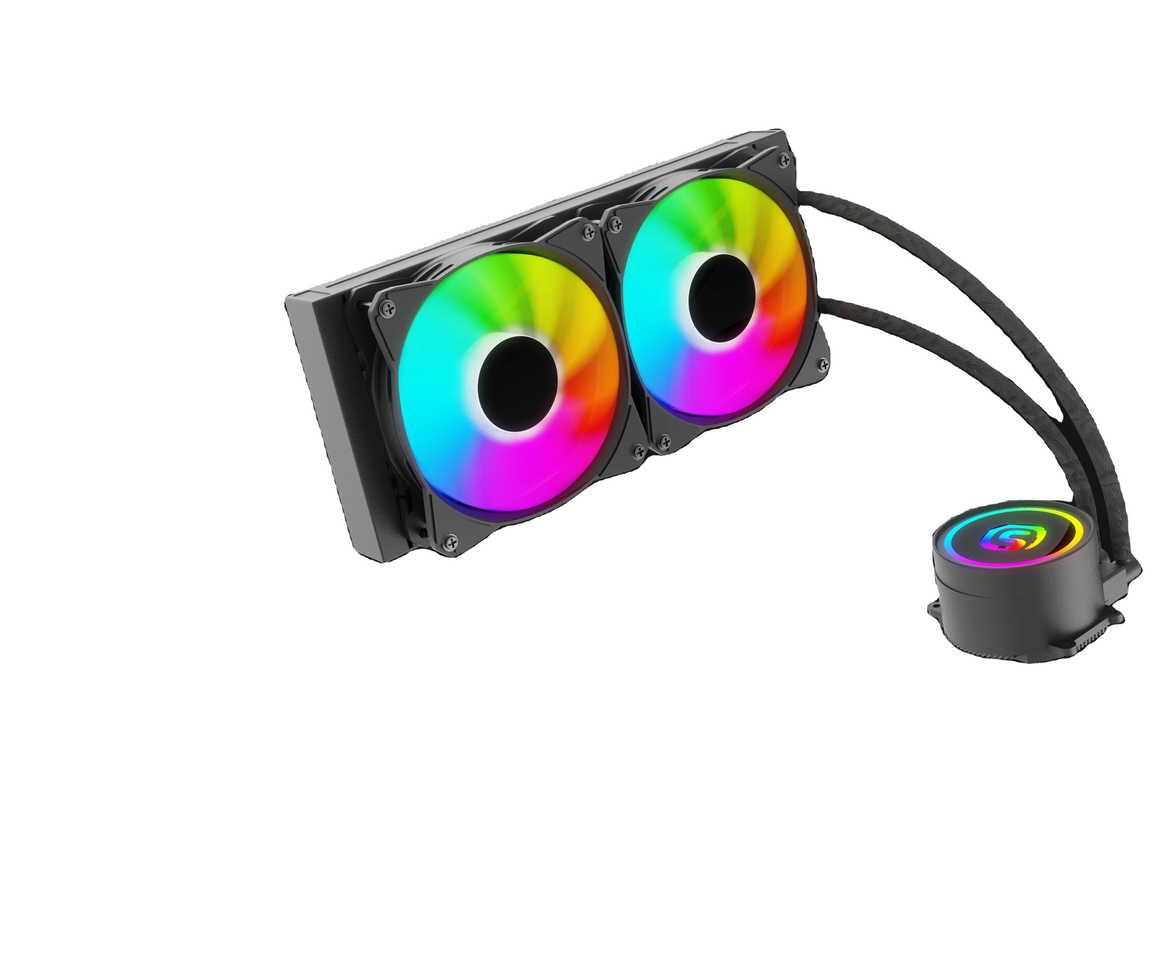 120/240/360mm Liquid Cpu Cooler Large Air Volume Water Cooling Liquid Bykski Water Cooler Intel/AMD