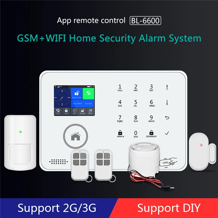 Wi-Fi и GSM 3G Двойная беспроводная домашняя сигнализация камера безопасности