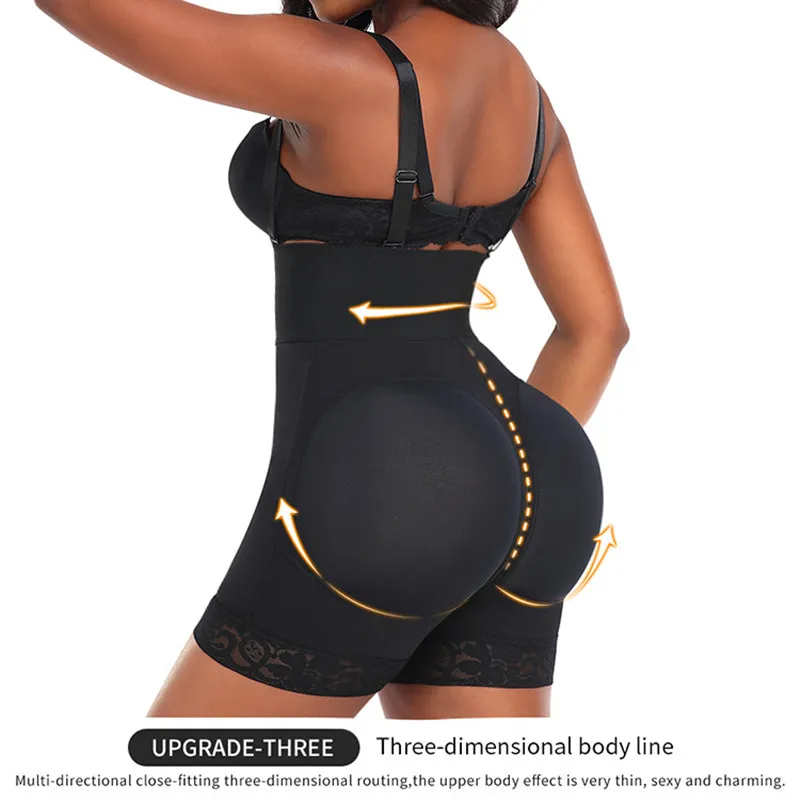 Full Body Shaper Bodysuit Fajas Colombianas Reduct Mature Women Sexy Transparent Mugler for