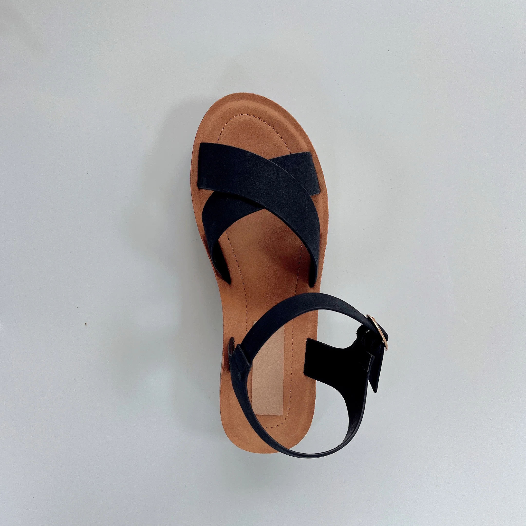 Flat Thong Strap Hollow Out Flip Flops Low Heel Casual Beach Sandals Woman Sandals