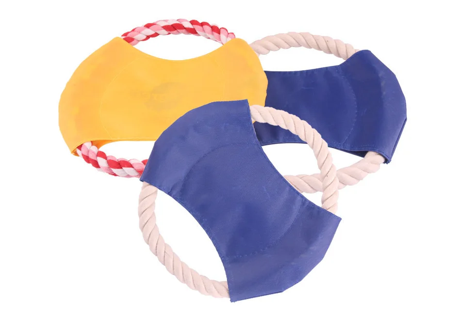 Amazon wholesale 18cm cotton rope Flying Disc for Sale