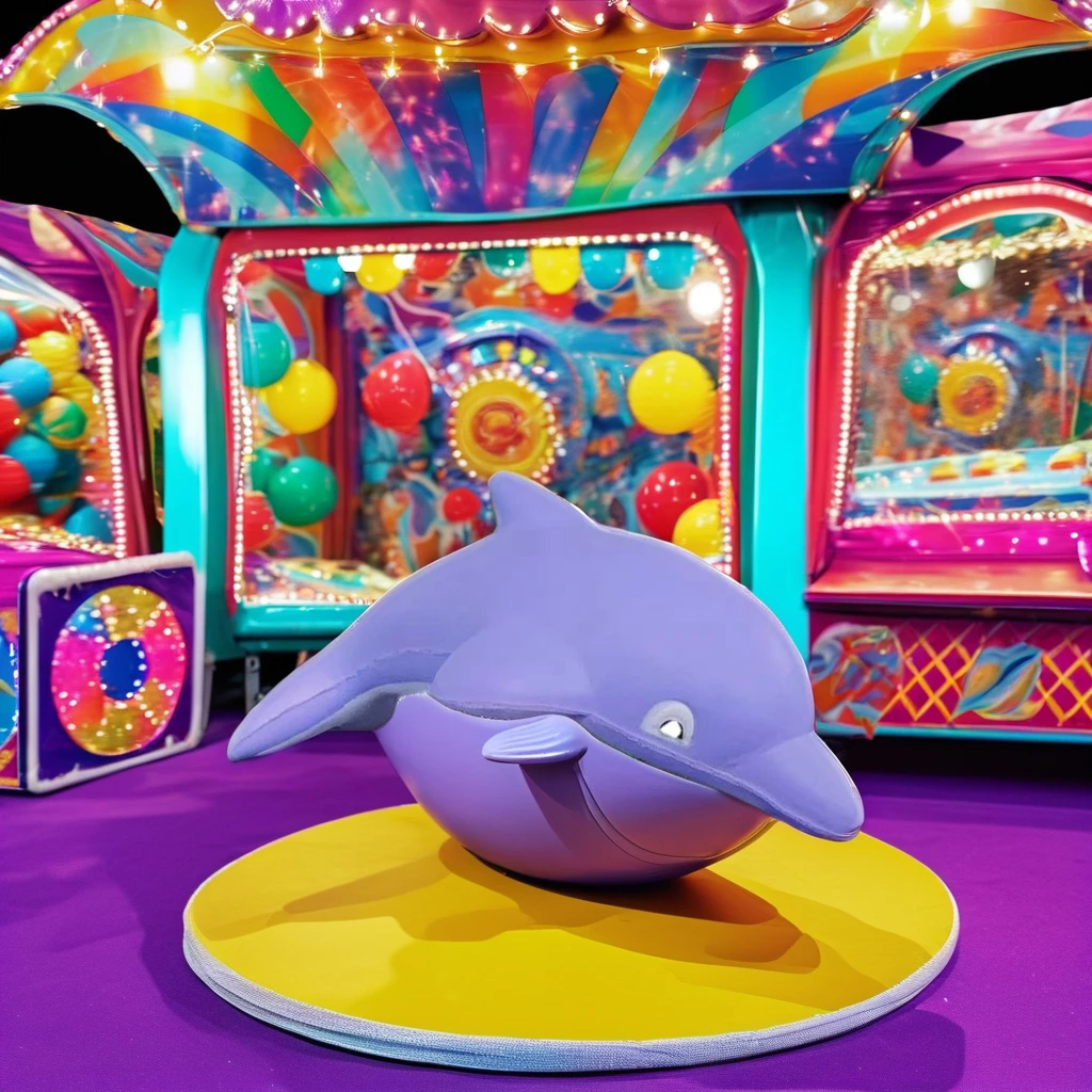 Unisex Custom Designed Dolphin Pattern Anti-Stress Soft Foam Squeeze Toy Pattern PU Stress Ball Promotional Style Made Plastic