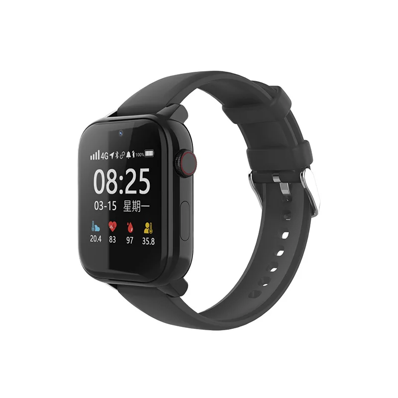 Custom Video Call Device GPS Tracker for 4G Elderly Seniors Smart Watch Phone