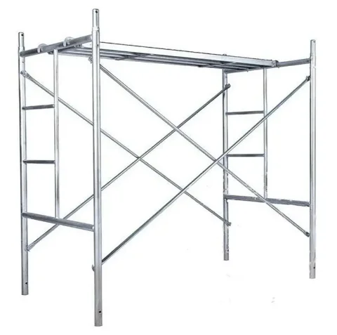 Top Quality Safe Painted and Pre-Galvanized Scaffolding Mild Steel H Frame System Standard ANSI /SSFI for Construction
