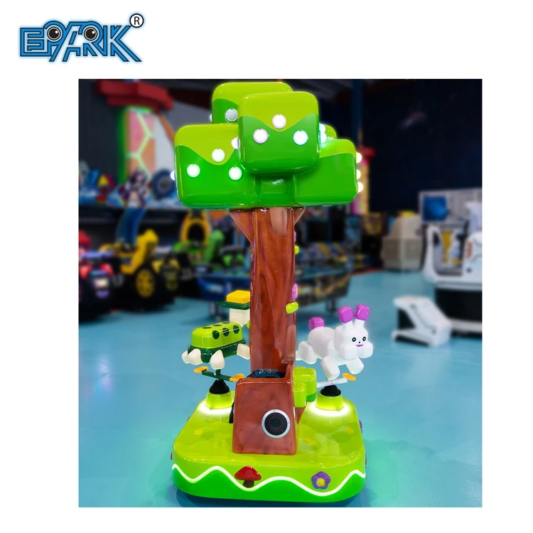 Amusement Hare Tortoise Carousel Arcade Kiddie Ride Swing Game Machine Rides Coin Operated Machine For Children