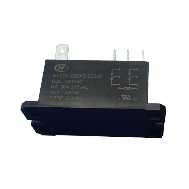 Electronic components Electromagnetic relay 110/220VAC 30A DIP 8pin HF92F-110/220A5-2C22F