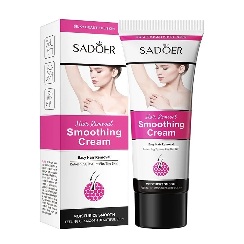 Whitening and cleaning of the skin, convenient and non-irritating hair removal cream