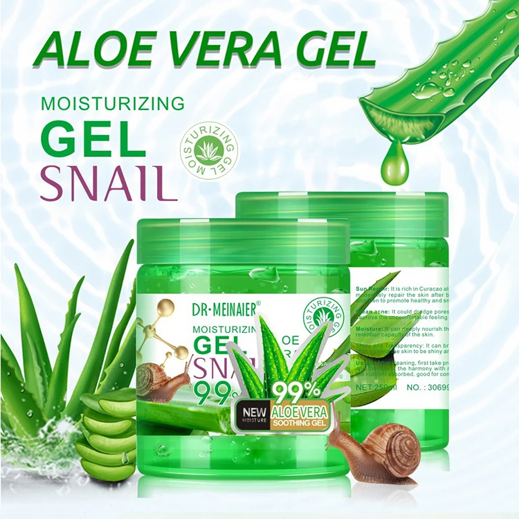 Wholesale Repairing Skin Anti Acne Aloe Gel Cream Moisturizing Soothing Private Label Aloe Vera Gel