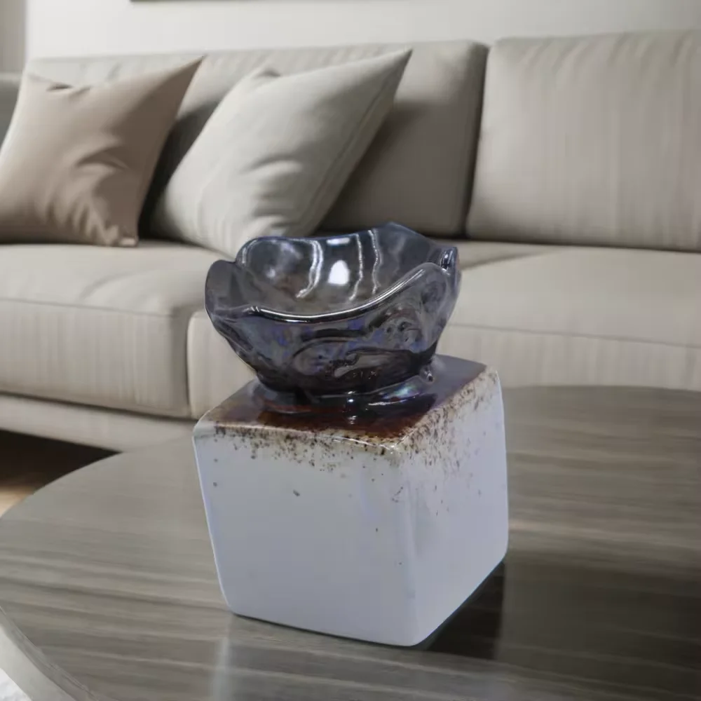 Best Selling Luxury Ceramic Candle Warmer Ceramic Essential Oil Burner for Home Decoration
