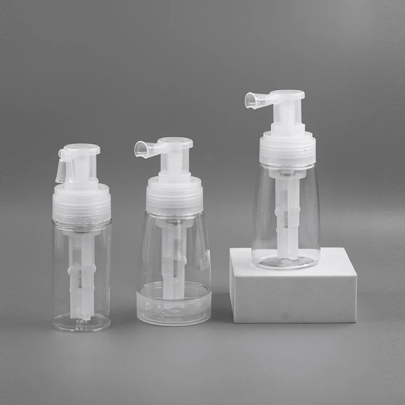 PET Medical powder dispensing bottle chemical talcum powder prickly heat powder spray bottle