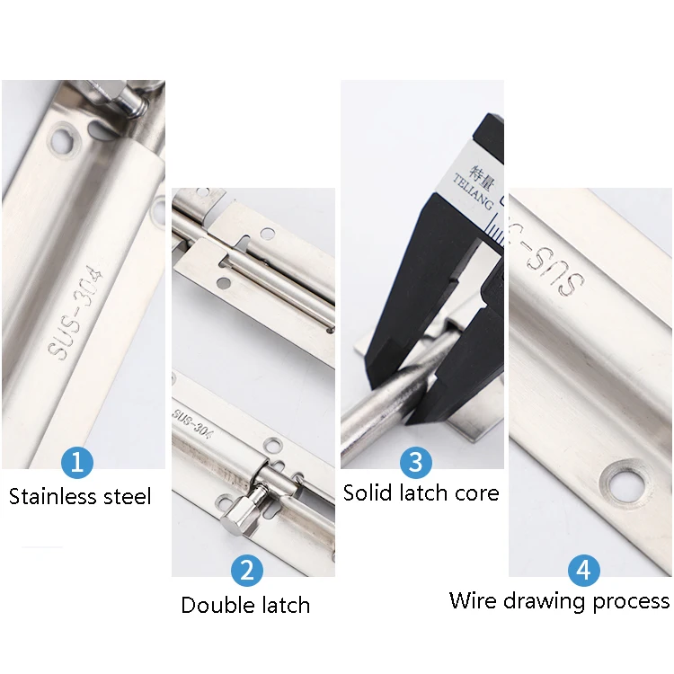 China supplier good price stainless steel 304 door bolt