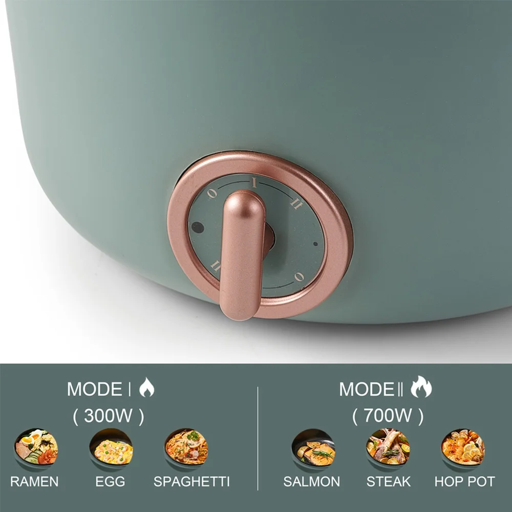  Hytric electric hot pot 2.5L portable non-stick coating frying pan dual power control multi-function rice