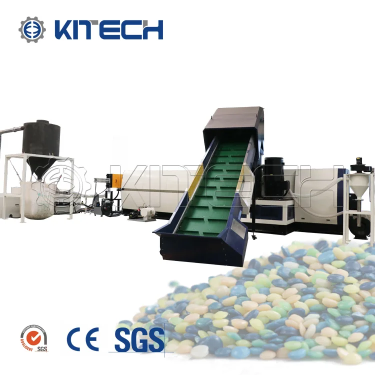 PE PP LD HD Plastic Granule Making Raw Material Machine
