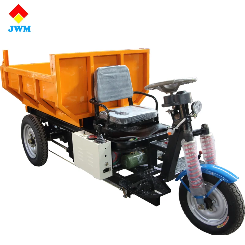 Cheap Cargo tricycle Electric mini dumper mining cargo tricycle China Supplier with 1 ton 2 ton 3 ton loading capacity