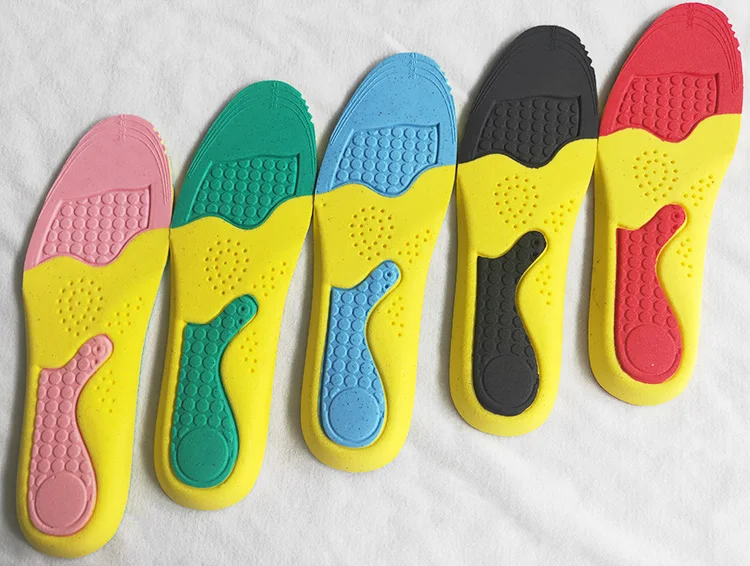Custom PU Shoe Insoles Widely Used Special Design Deodorant Printed Insoles