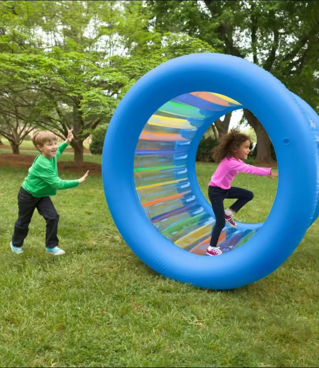 Roll With It Giant Inflatable Rolling Wheel