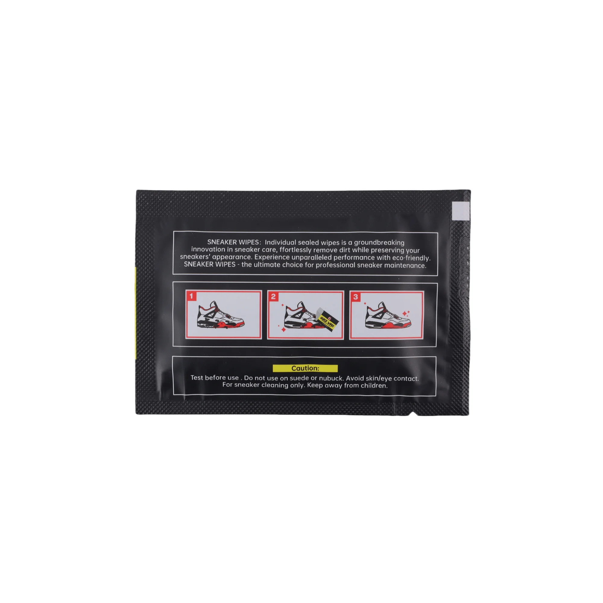 Factory Supply Good Price Single Piece Package Portable Quick Cleaning Sports Shoe Cleaning Wet Wipes