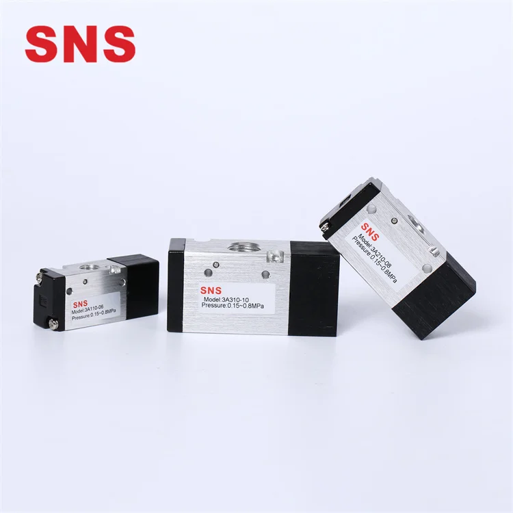 Pneumatic Two Position Three Way Pneumatic Air Control 3A Series Solenoid Valve