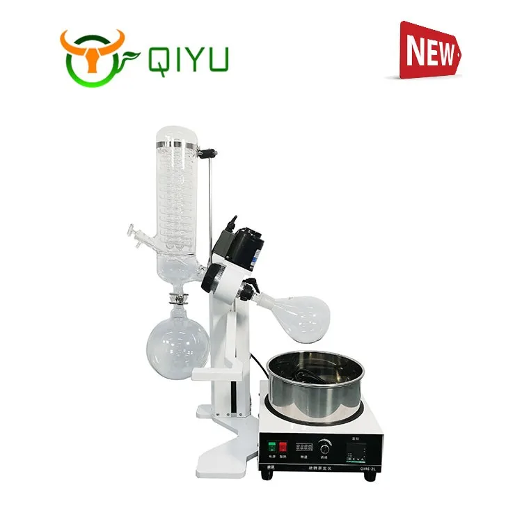 Мини роторный испаритель для лабораторного использования раствор под ключ 2 л механический подъемный конечный предохранитель