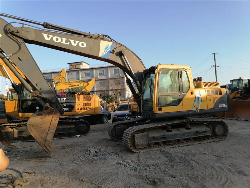 Used Engineering Construction Machinery Volvo EC210 Excavator Machine Used Volvo 210 Excavators Used VolVo ec210blc