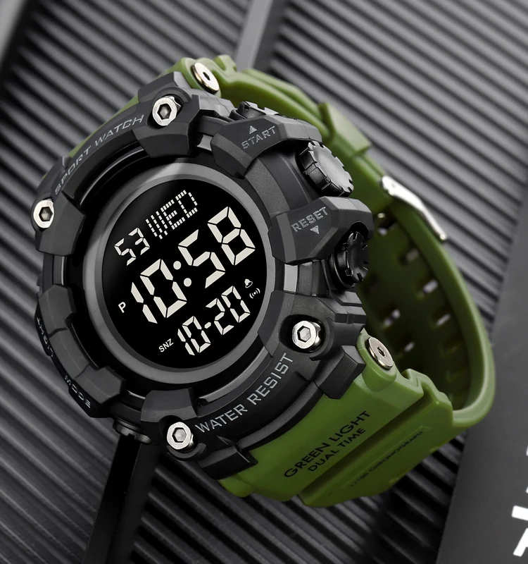 SKMEI 1968 Custom Logo Watches Wholesale Bulk For Men Jam Tangan Sport Digital Watches