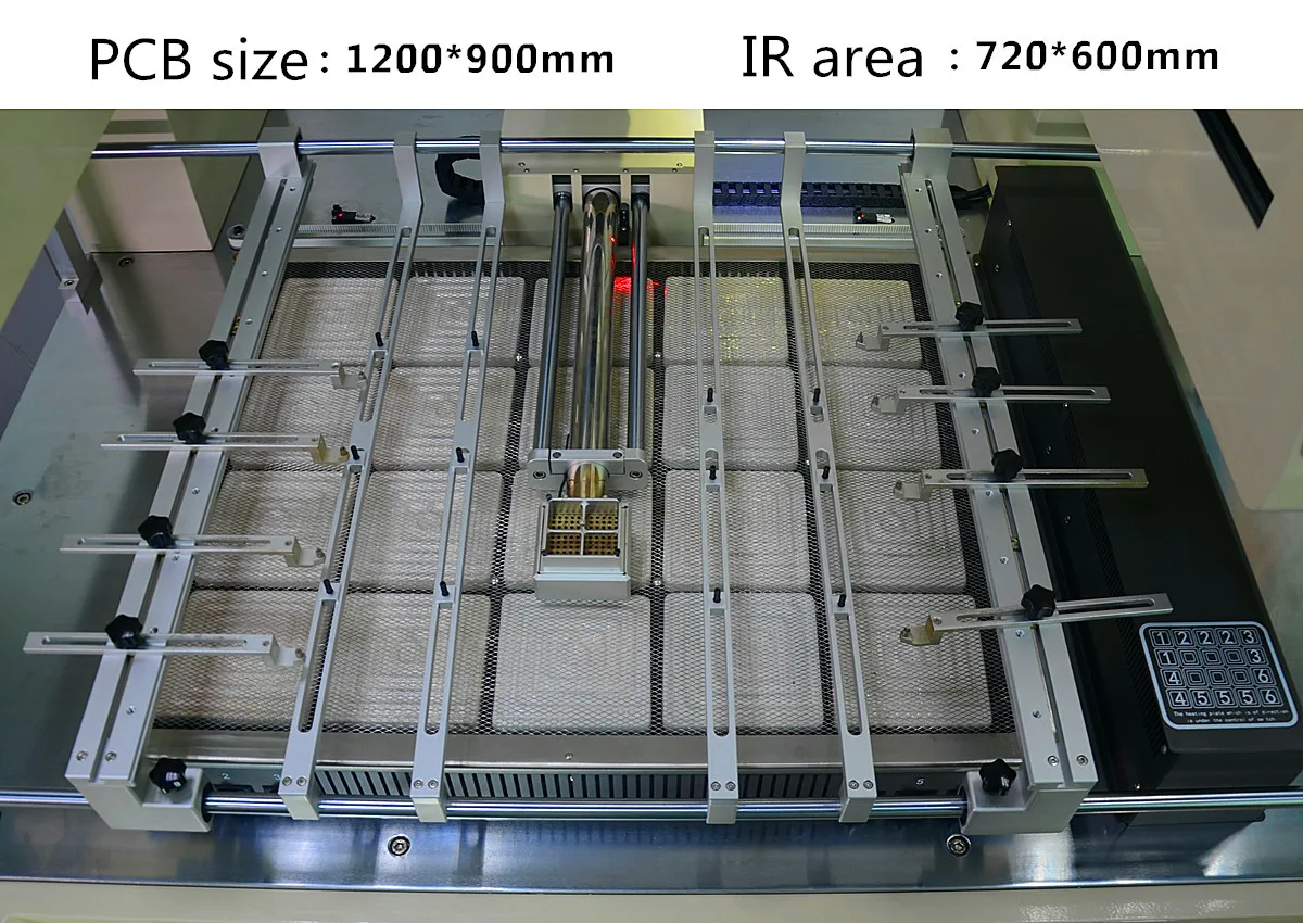 WDS-1250 Auto CCD BGA Rework Station Full Auto Big Motherboard Repair New Condition 110/220V Welding Manipulator Core PLC Engine