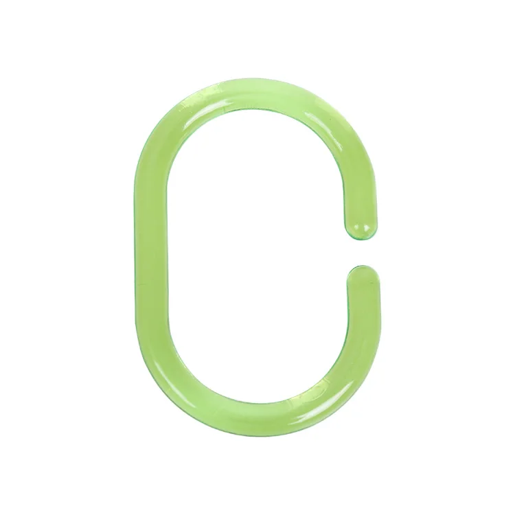 Home Decoration Cheap Curtain Accessories Eyelet Plastic Clear Shower Curtain Rings