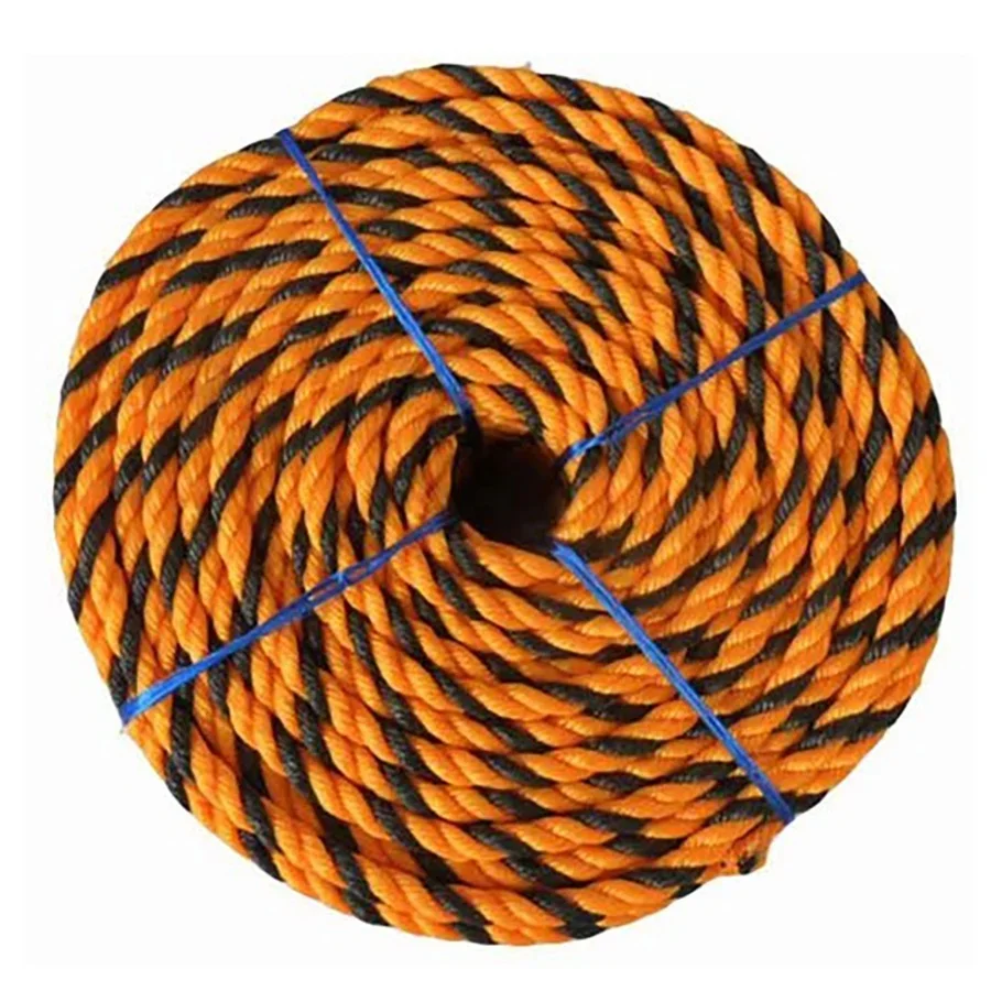 Factory Price Custom Size 3/4 Strands Twisted Polypropylene PE Packing Twine Floating Nylon Rope for Marine Saling Fishing Net