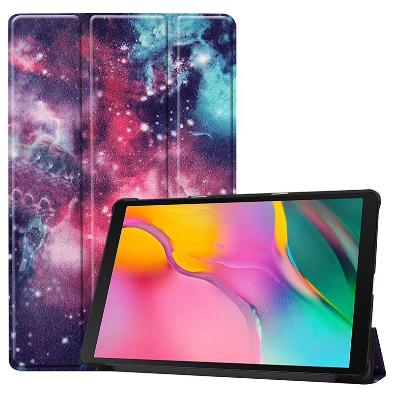 Trifold Graffiti Lightweight tablet case for Samsung Galaxy Tab a 10.1 T510 T515 2019 multiple colour