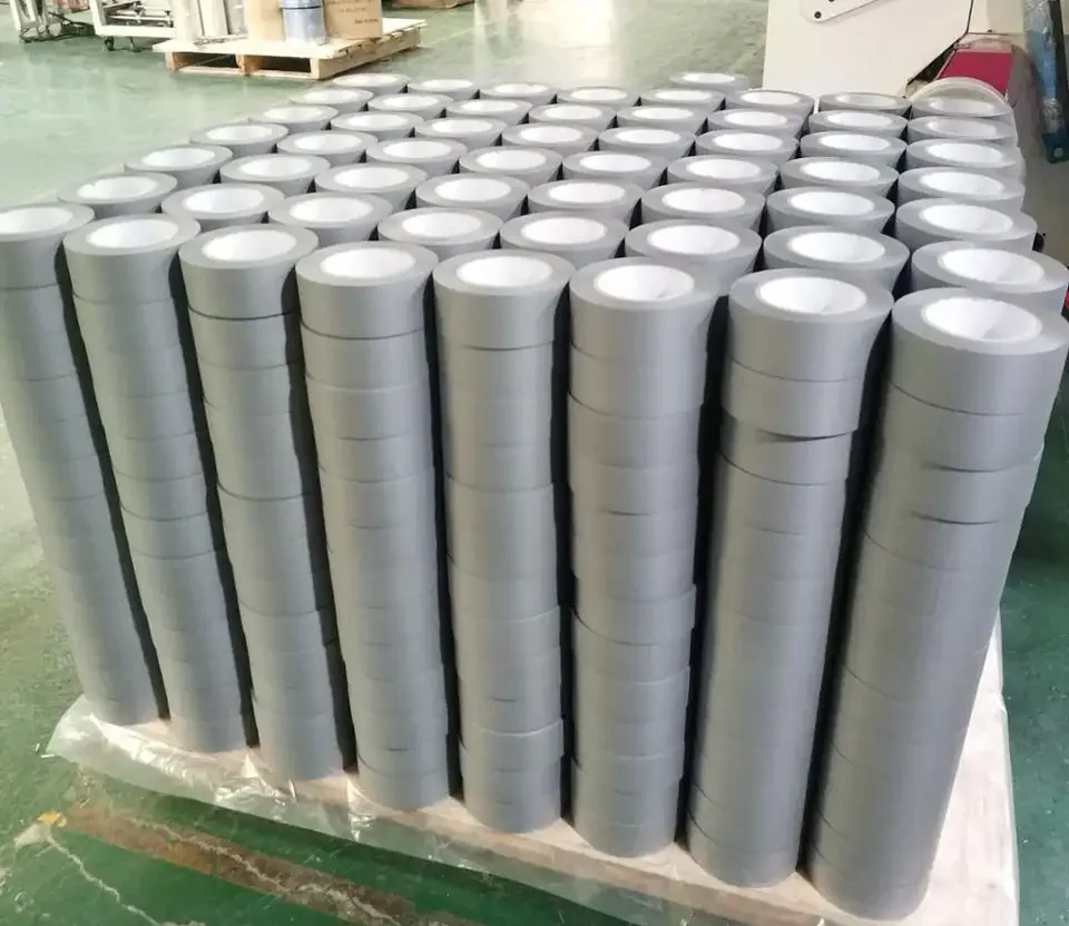 Commercial Standard PVC Easy Tear Duct Cloth Adhesive Tape for Pipe Wrap Duct work and Air Conditioner Sealing
