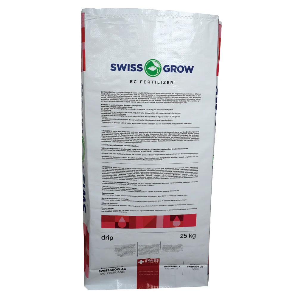 Wholesale Good price Custom Logo 25kg Fertilizer Bag pp woven bags With Diy Size