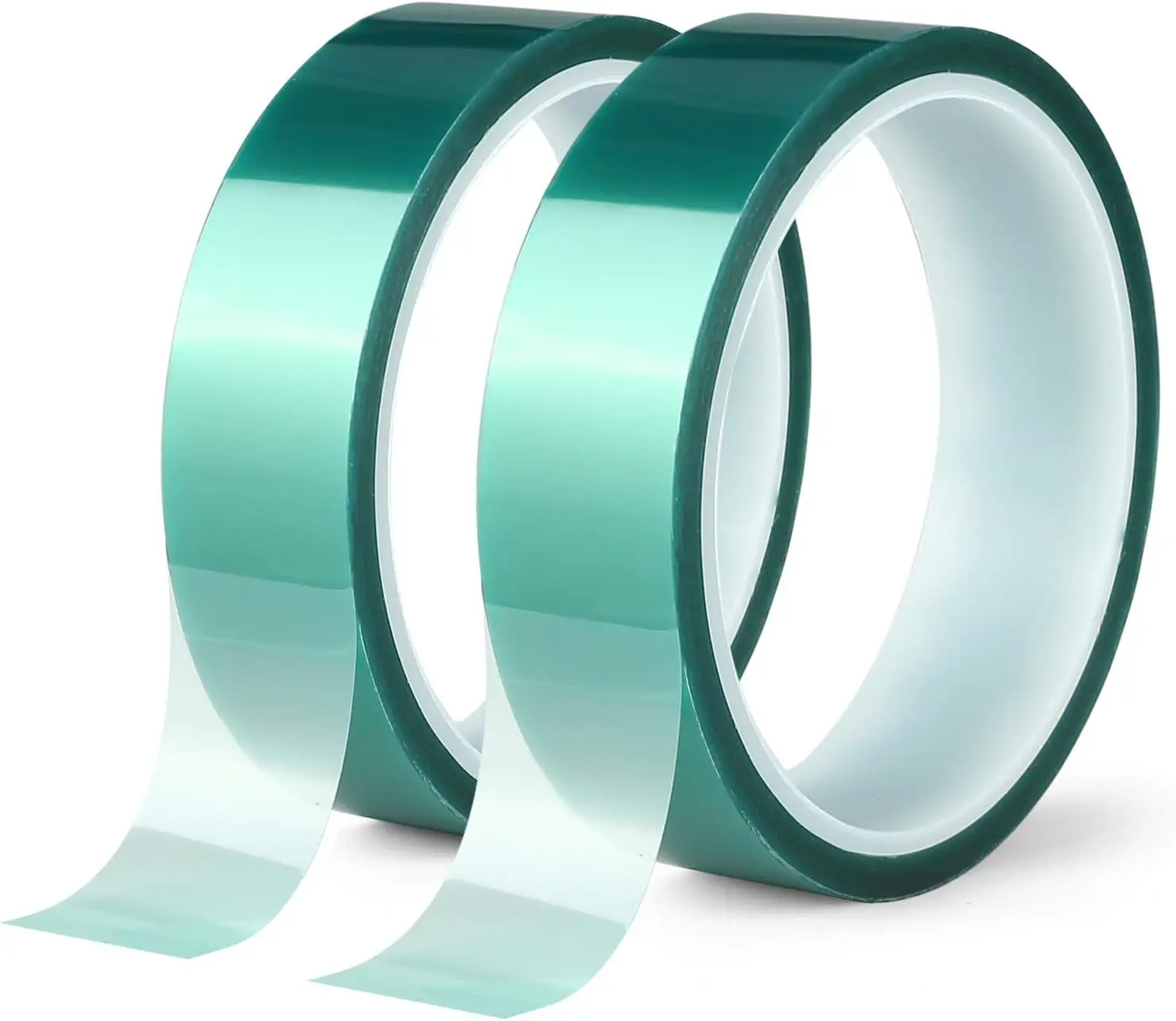 YOUJIANG Custom Green Polyester Silicone Adhesive Tape High Temp PET Masking Tape