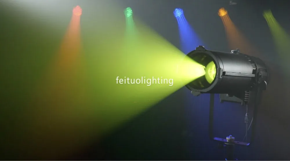 IP65 Waterproof WW CW 2in1 5IN1 COB Led Ellipsoidal Leko Light Auto Zoom Auto Cutting 600W 300W RGBAL 5IN1 LED Profile Light
